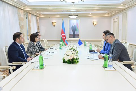 Spiker Aİ-nin Azərbaycandakı nümayəndəliyinin rəhbəri ilə görüşdü