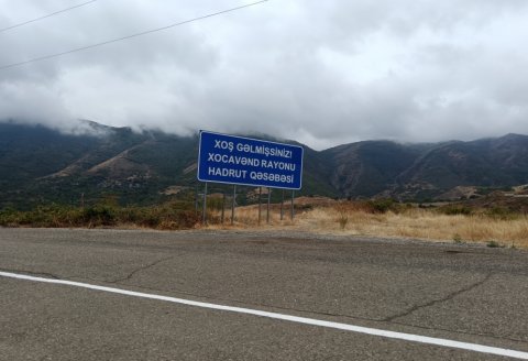 Köç karvanı Hadrut qəsəbəsinə çatdı