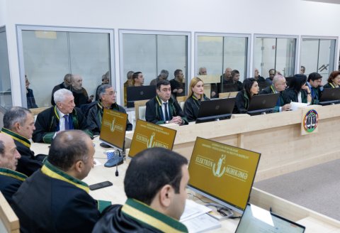 Ermənilərin məhkəməsi təqsirləndirilən şəxslərin son söz çıxışları ilə davam etdirilir