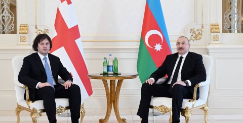 Kobaxidze İlham Əliyevi təbrik etdi
