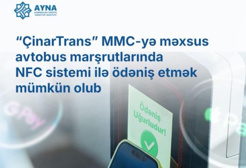 Daha bir daşıyıcının avtobusları bank kartları ilə ödənişə keçirlər