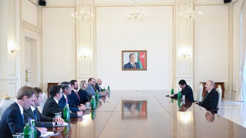 Amerikalı konqresmenlər İlham Əliyevin qəbulunda