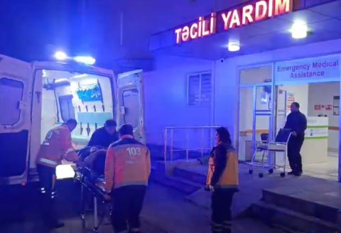 Oğuzda qəza oldu - Yaralı var