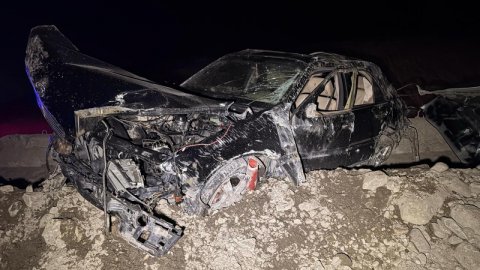 Ağsuda maşın aşdı - Ölən var