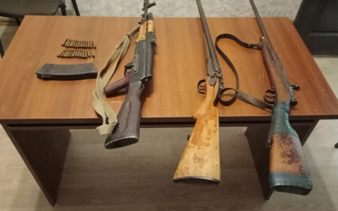 Sumqayıtda silah-sursat tapıldı