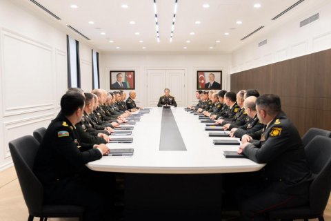 Daxili Qoşunlarda müşavirə keçirildi - VİDEO