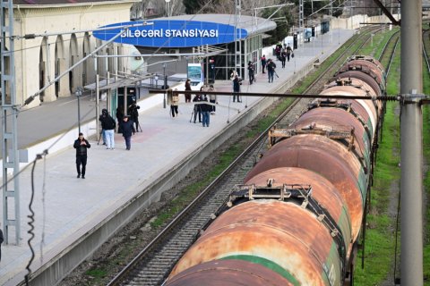 Ermənistana Rusiya taxılı daşıyan qatarı Biləcəridən yola düşdü