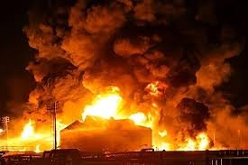 İmişlidə güclü yanğın başlayıb