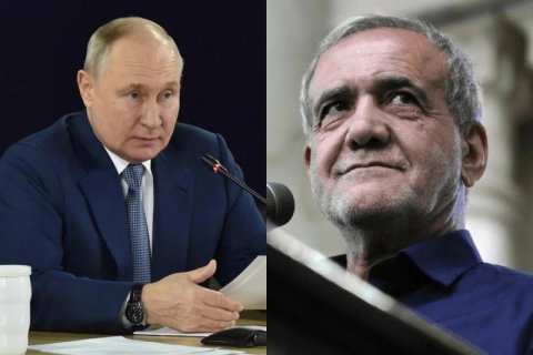 Putin Pezeşkiana başsağlığı verdi