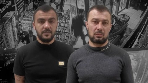 Bakıda marketdə soyğunçuluq edilib - VİDEO