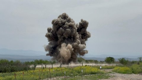 Minaya düşən şəxsin ayağı amputasiya olundu - YENİLƏNİB