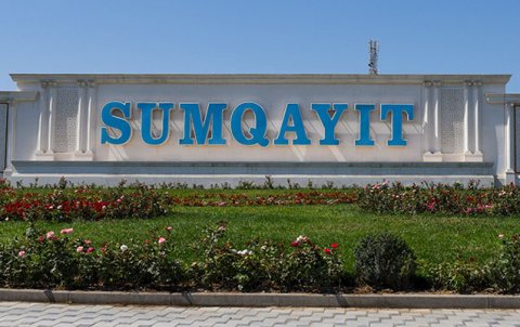 İntensiv yağışlar Sumqayıtı işıqsız qoydu