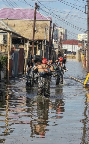 Su basmış ərazilərdən 547 nəfər təxliyə edilib