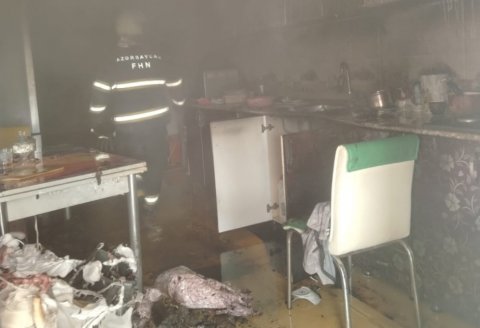 Şəkidə evdə partlayış - 2 nəfər xəsarət alıb