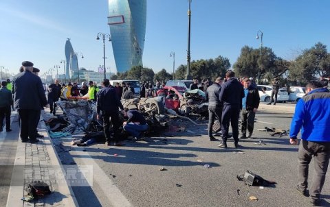 Bayram günlərində yollarda baş vermiş qəzaların sayı