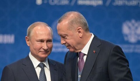 Putin Ərdoğanla Yaxın Şərqdəki müharibəni müzakirə etdi