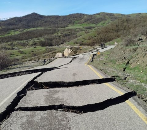 Quba-Qonaqkənd yolu sürüşdü - 25 kəndlə əlaqə kəsildi