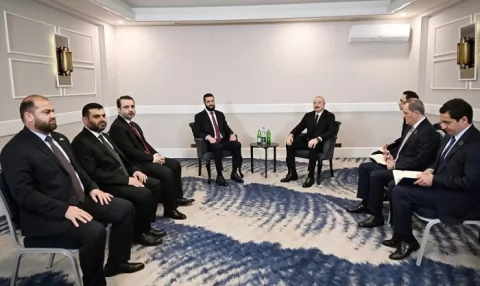 Əliyev Şara ilə görüşdü