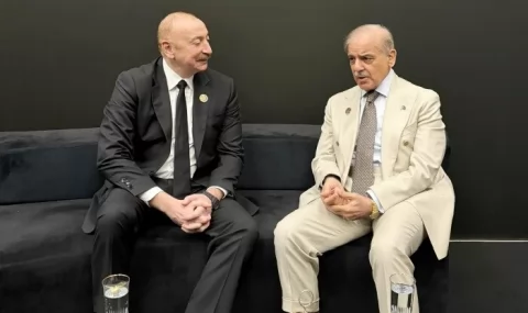 Prezident İlham Əliyev Pakistanın Baş naziri ilə görüşüb