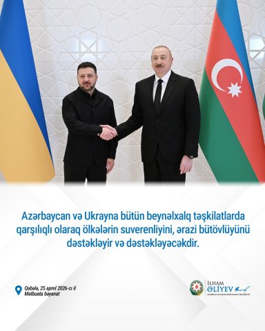 Azərbaycan və Ukrayna münasibətləri yeni mərhələdə