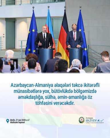 Azərbaycan-Almaniya münasibətlərində strateji əməkdaşlığın yeni mərhələsi
